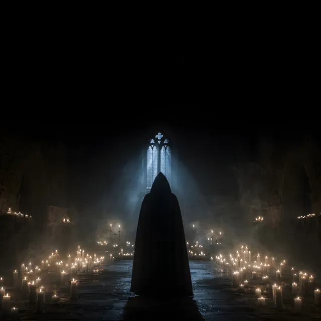 Witch chapel candle