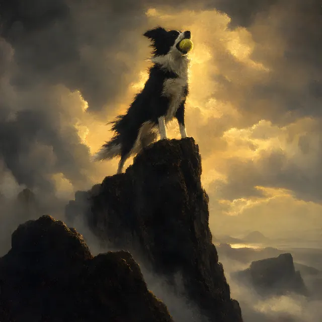 Delacroix collie cliff